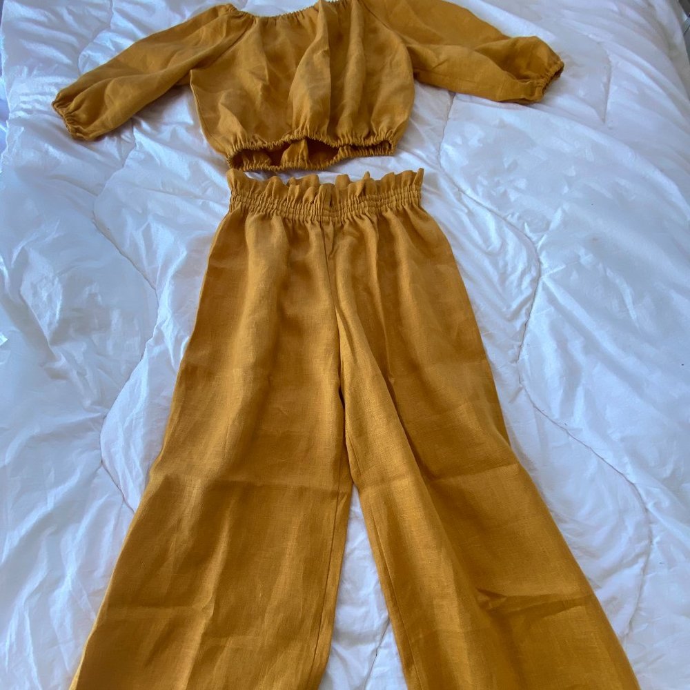 Linen Pants and Blouse One Love Brand